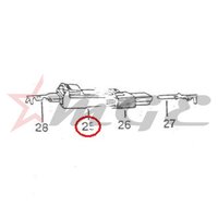 Vespa Px Lml Star Nv - Male Locking Connector | Durable Material, Compatible With Px / Lml Star Models