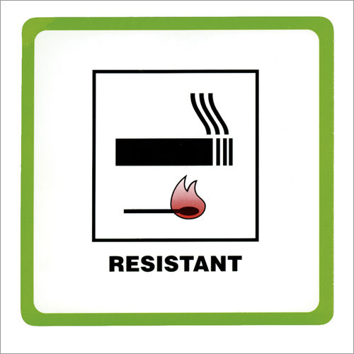 White High Temperaturpe Resistance Label