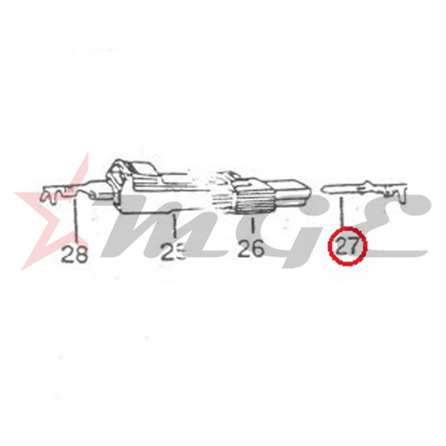 Vespa PX LML Star NV - Male Terminal - Reference Part Number - #C-4712791