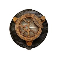 Brass sundial compass