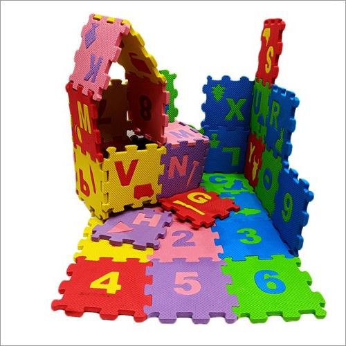 Multicolor Alphabet Puzzle Mat