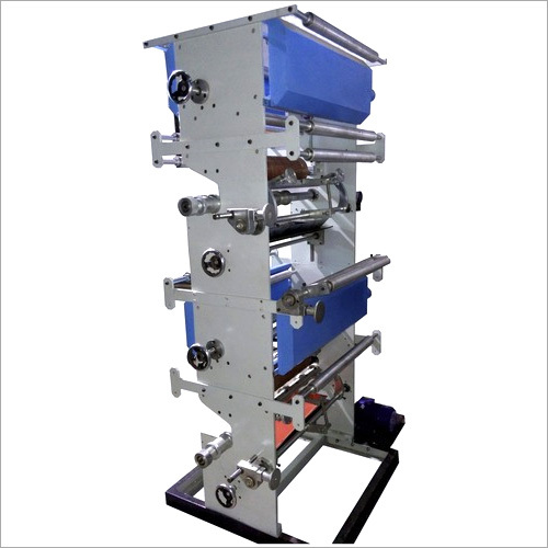 On Line Two Colour Rotogravure Printing Machine