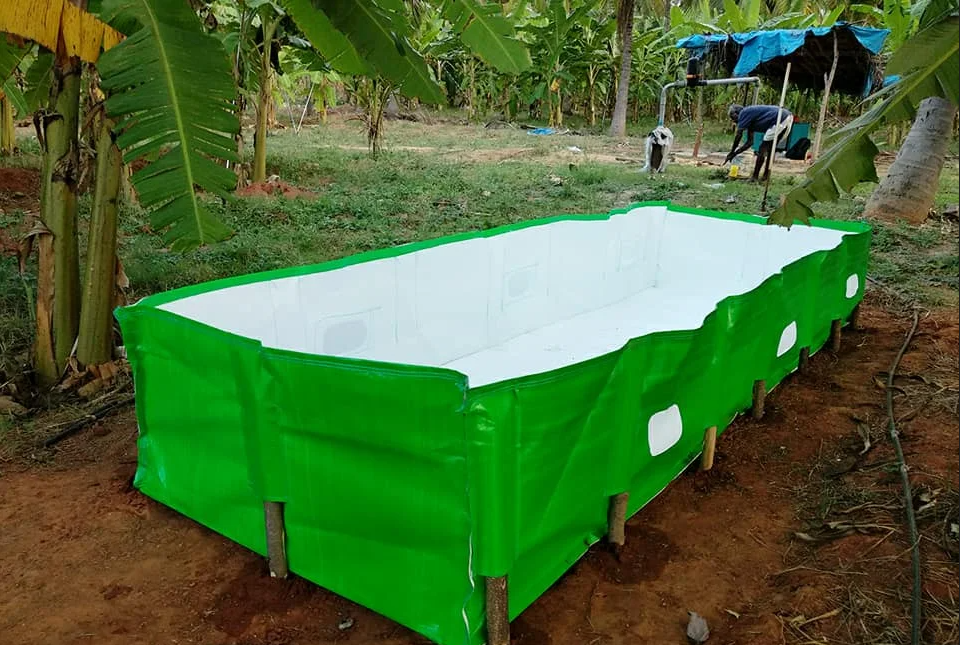 Megatex 450 GSM HDPE Organic Vermi Compost Maker Bed, 12ft x 4ft x 2ft (Green)