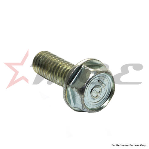 Bolt, Flange, 6x16 For Honda Cbf125 - Reference Part Number - #95701-06016-00 - Material: As Per Photo