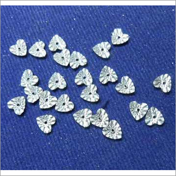 Heart Shaped Silver Illusion Plate Findings