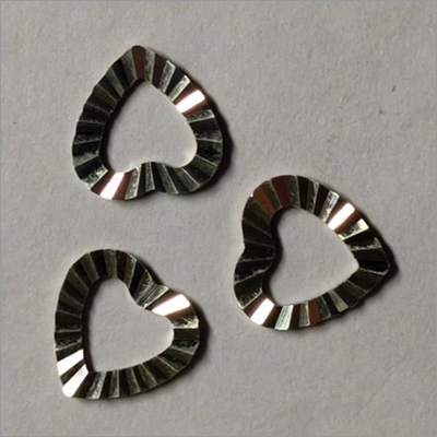 Heart Shape 20 Line Silver Jewelry Findings