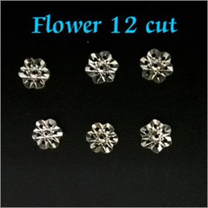 Flower Shaped Silver Illusion Plate Findings