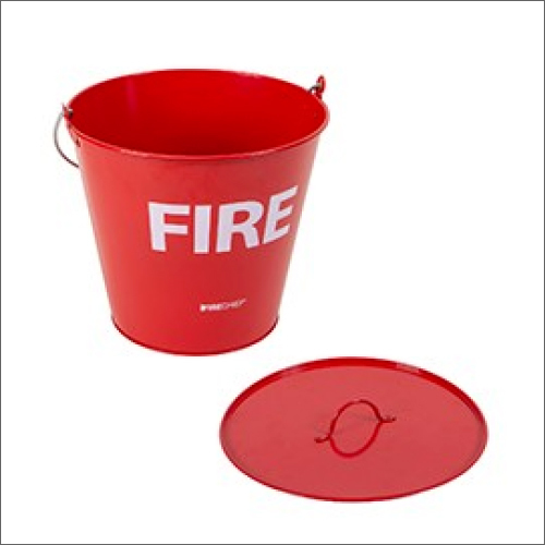 Red Fire Bucket By K M ENTERPRISE