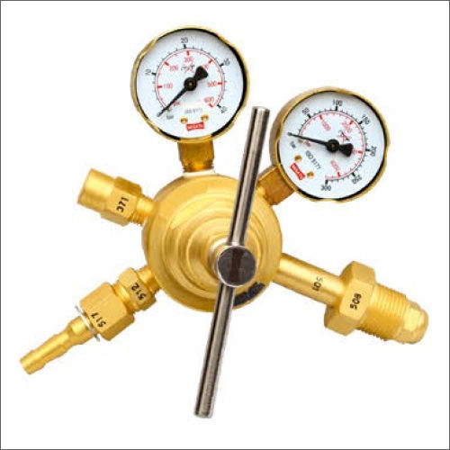 Metal Nitrogen Cylinder Pressure Meter