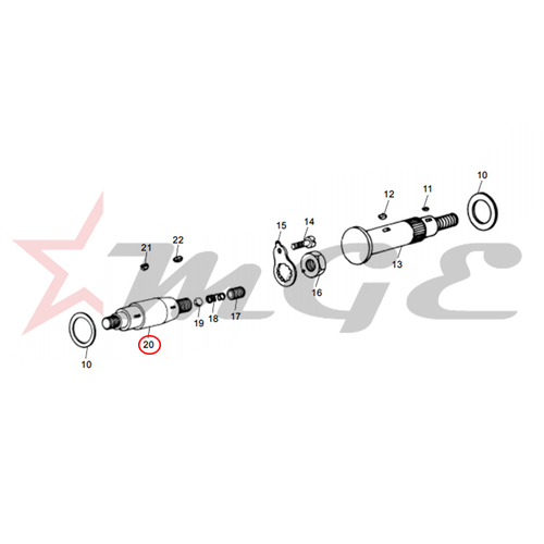 Timing Shaft For Royal Enfield - Reference Part Number - #144696/5, #144669