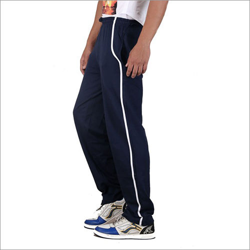 Mens Blue Loop Net Track Pant