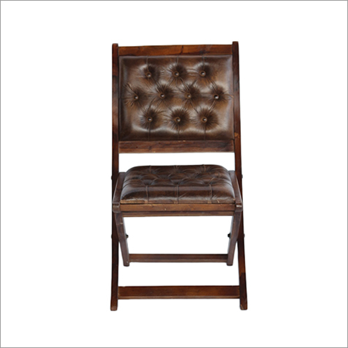 Modern Leather Wooden Chair
