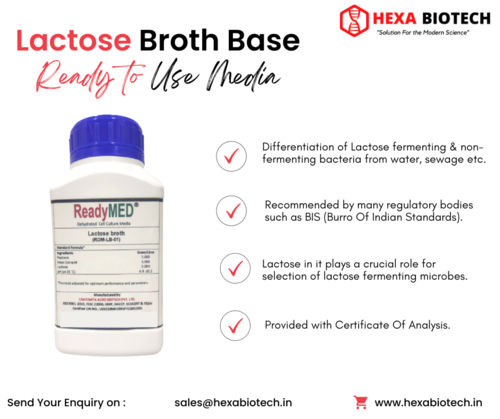 Industrial Lab Chemicals Lactose Broth (Rdm-Lb-01)