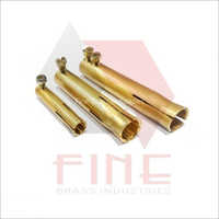 Brass Electrical Socket Pin - Brass Material, 1000v Rated Voltage, 3 Piece Set, Golden Color, 5 Pin Type, Key Lock Facility, Mcb Protected