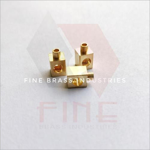 Golden Brass Electrical Connector