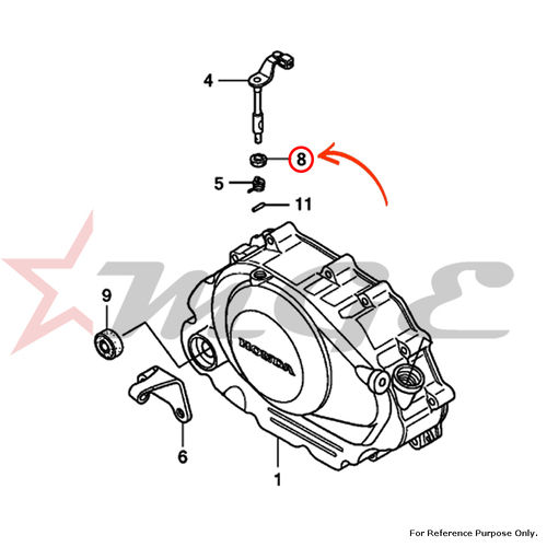 As Per Photo Oil Seal, 12X18X4 For Honda Cbf125 - Reference Part Number - #91202-Ksp-911