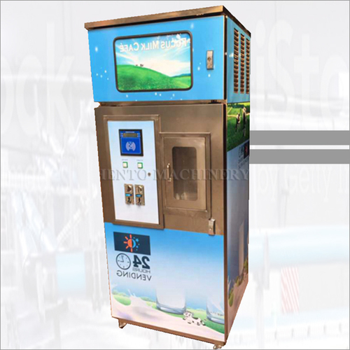 Silver Milk Atm Vending Machine