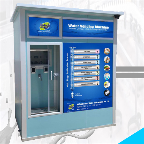 Blue Water Vending Machine