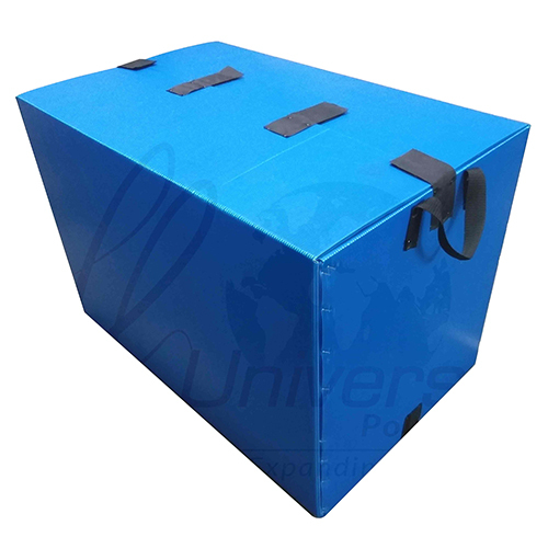 Side Velcro PP Corrugated Box By UNIVERSAL POLYPLAST