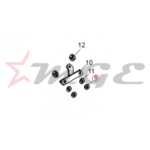 Washer, Fiber For Crankcase Royal Enfield - Reference Part Number - #140027/3
