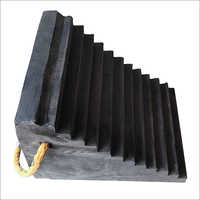 Truck Wheel Stopper - Rubber Material | Durable, High-performance Grip And Stability