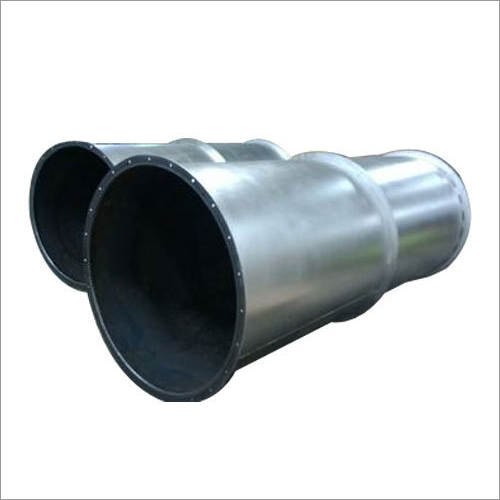 Industrial Fabric Air Duct - Stainless Steel 300 mm Diameter Polished Finish | Shivansh Air System