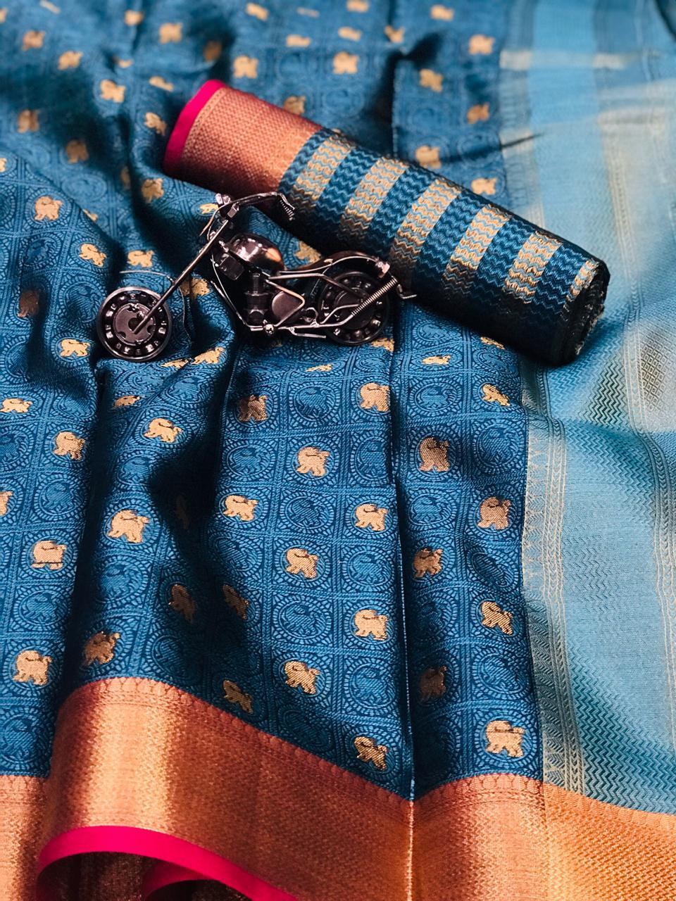 Muslin Silk Party Wear Sar