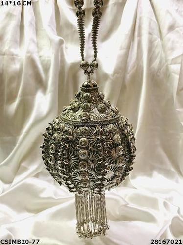 Bridal Metal Clutch Bags