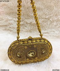 Handmade Metal Clutch Bag