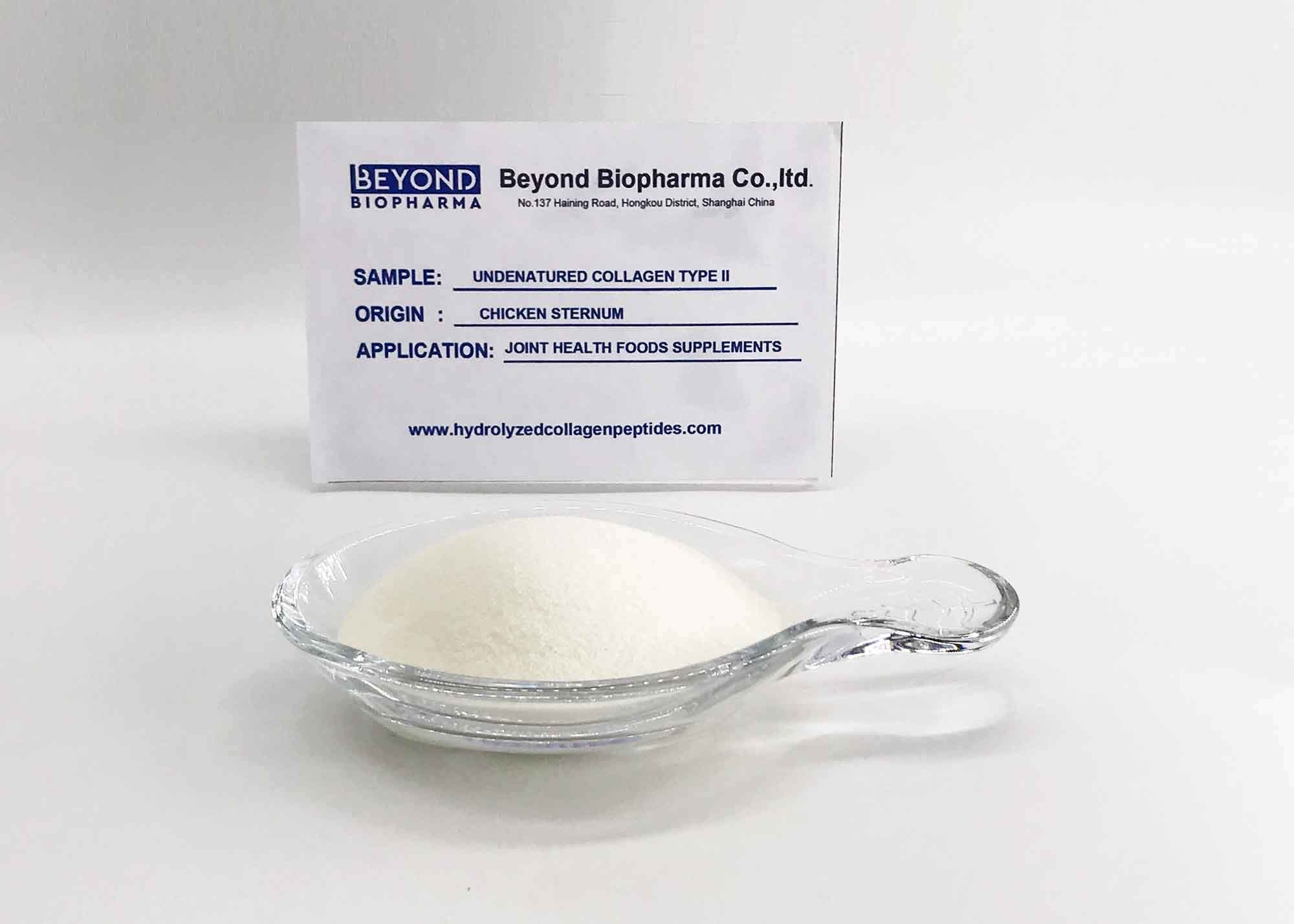 Highly Purified Undenatured Type 2 Chicken Collagen Peptides  White Type ii Collagen Powder