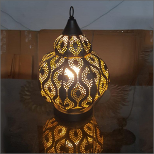 Metal Moroccan Table Lamp