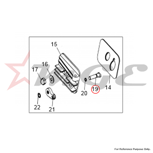 Decompressor Shaft For Royal Enfield - Reference Part Number - #500500/F