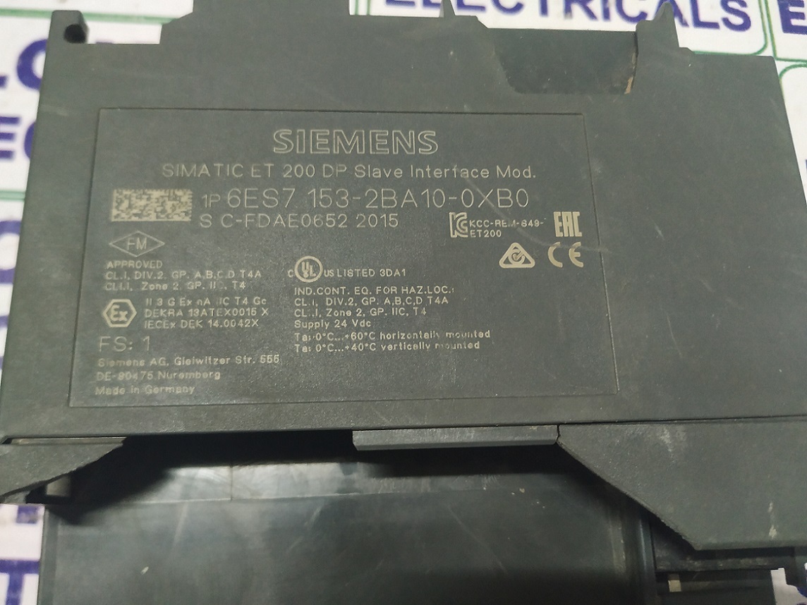 SIEMENS 6ES7 153-2BA10-0XB0 INTERFACE MODULE