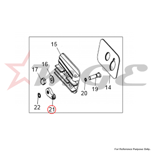 Lever, Decompressor For Royal Enfield - Reference Part Number - #500503/B
