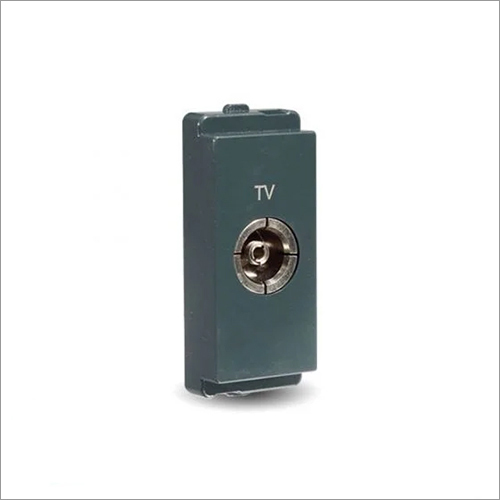 Livia Pebble Grey TV Socket