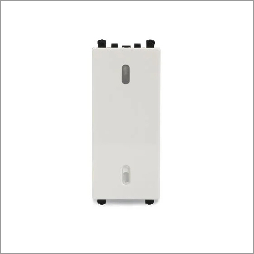 White 6A 2 Way Full Flat Switch