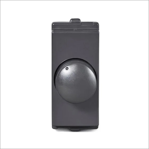 400W Dark Grey 1 Mod Fan Dimmer - Plastic, 86x86x35mm, 400W, Resistive Load | Easy Installation, Power Saving, Smooth Dimming, Quiet Operation
