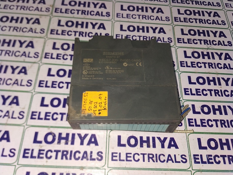 SIEMENS 6ES7 335-7HG01-0AB0 OUTPUT MODULE