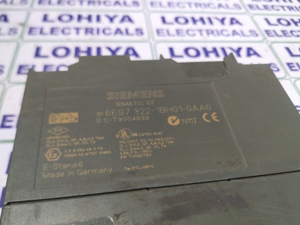 SIEMENS 6ES7 322-1BH01-0AA0 INPUT MODULE