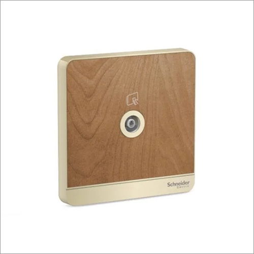 AvatarOn 1G TV Socket 75O Through Connect - Wood