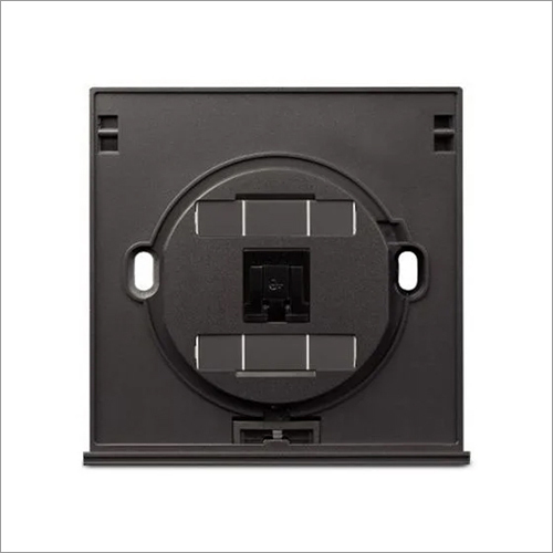 ULTI Impress - Plastic 86x86mm Black RJ45 Data Socket Module | Easy Installation, Fast Data Transfer, Secure Connection