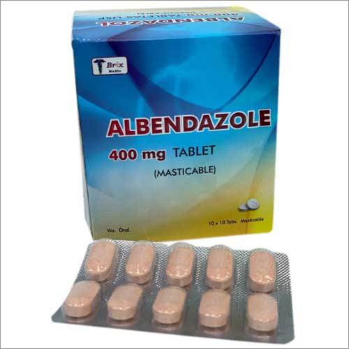 Albendazole Tablet 400 Mg By BRIX BIOPHARMA PVT LTD