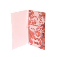 Musical Singing Valentine Day Gift Greeting Card for Girlfriend, wife, Lover