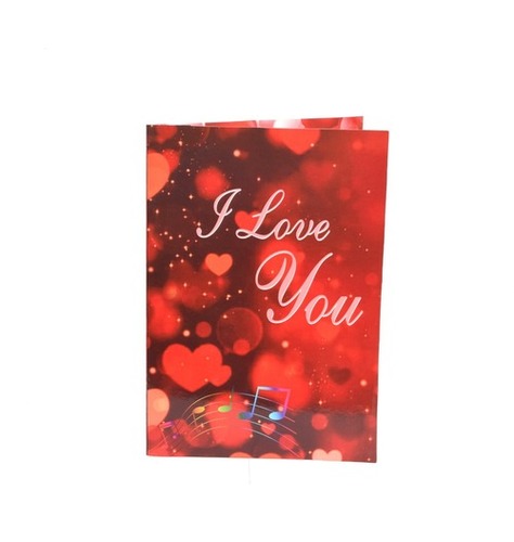 Sound Singing Valentine Day Gift Greeting Card for Girlfriend, wife, Lover