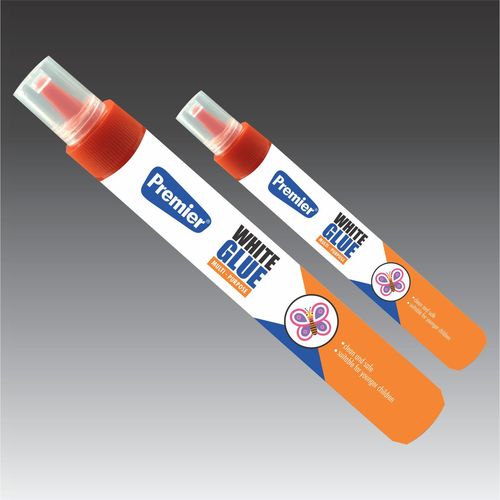 Premier White Adhesive 10g Pen By PREMIER STATIONERY INDUSTRIES (INDIA)