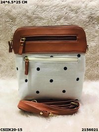 Multicolor Print Ikkat Cotton Sling Bag