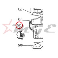 As Per Photo Vespa Px Lml Star Nv - Cap Plastic Screw Box Carburettor - Reference Part Number - #c-4707995