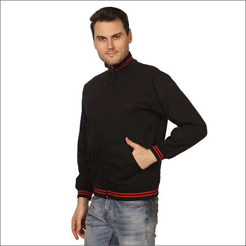 Mens Black With Red Jacket