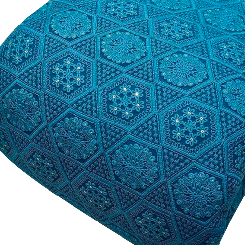 Washable 44 Inch Blue Georgette Fabrics