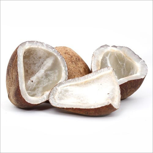 Brown And White Dry Coconut